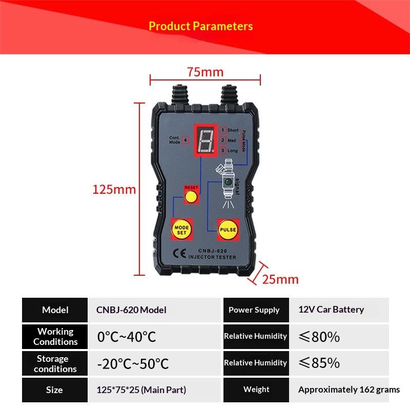 Fuel Injector Tester - Car Fuel Injector Tester Portable 4