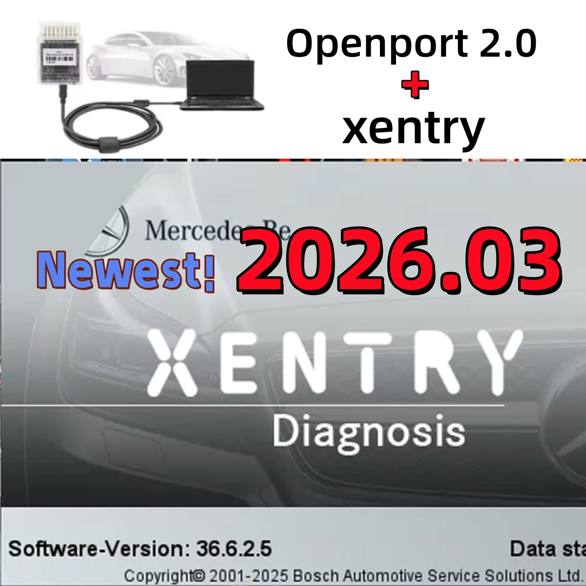 Auto Repair Shop Diagnostics - Xentry Full Software Newest Version for