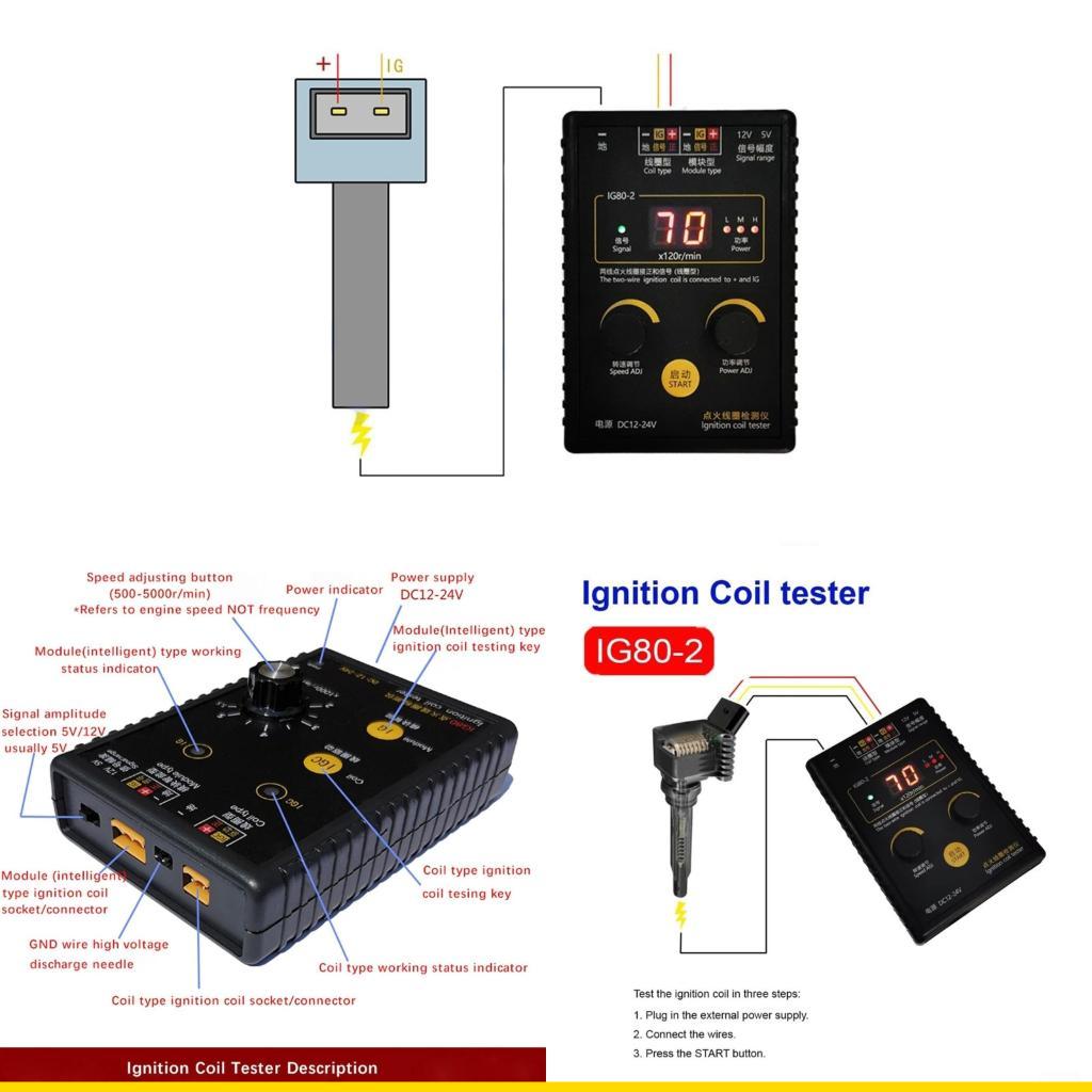 Auto Repair Shop Diagnostics - SZCH Professional Ignition Diagnostic Tester for