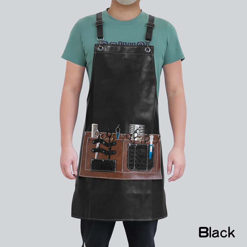 Auto Repair Shop Logo - pu leather apron custom logo work