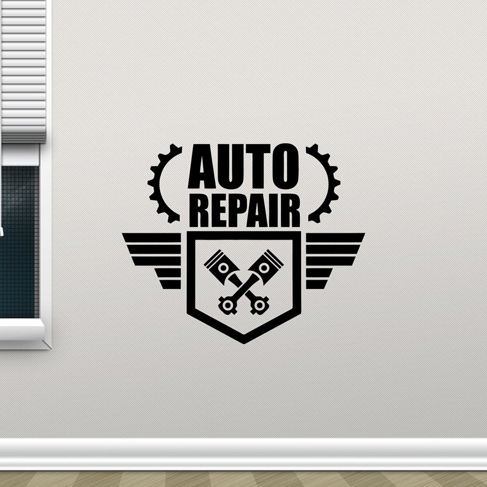 Auto Repair Shop Logo - Auto Repair Wall Decals Creative Wrench