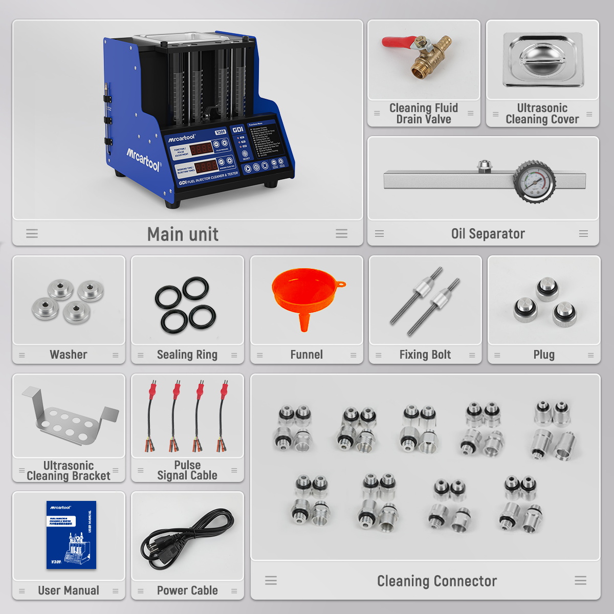 MR CARTOOL GDI Fuel Injector C - Fuel Injector Tester ulasan dan harga