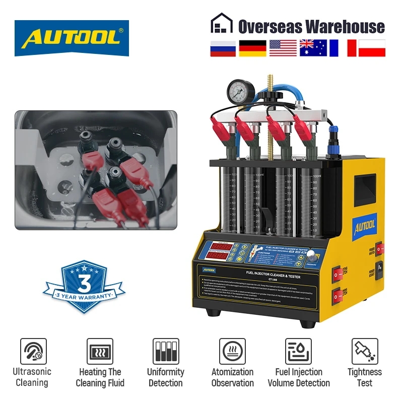  AUTOOL 4 Cylinder Car Fuel I - Fuel Injector Tester ulasan dan harga