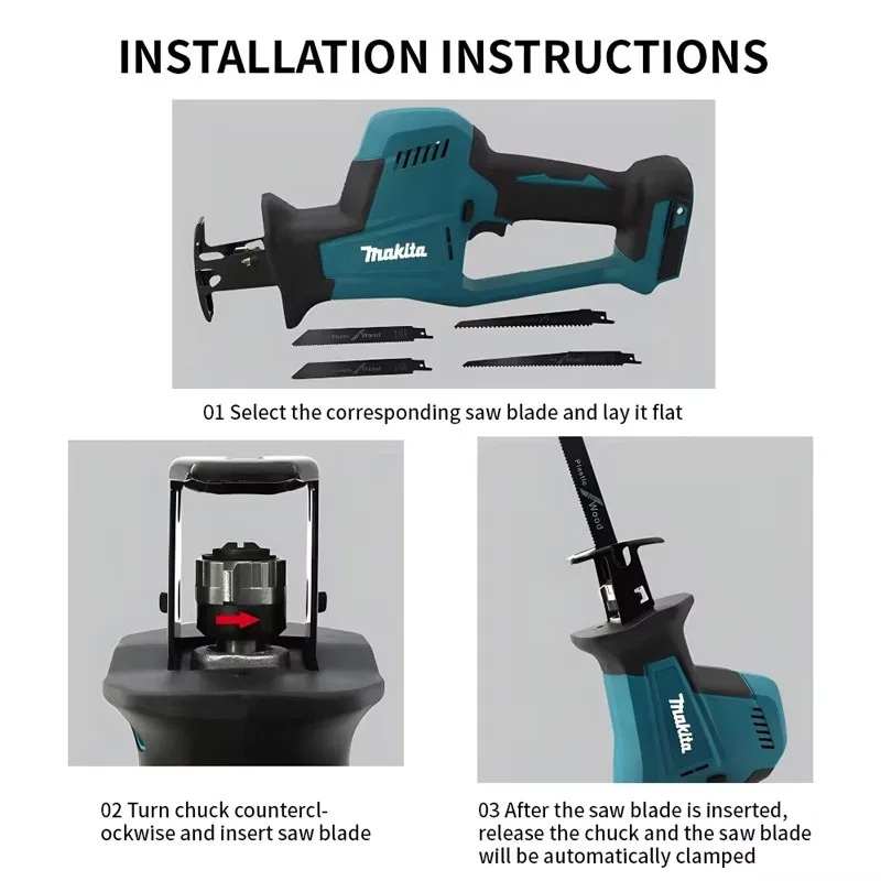 Makita 18V 2025 new Cordless E - Metal Saw Reciprocating ulasan dan harga