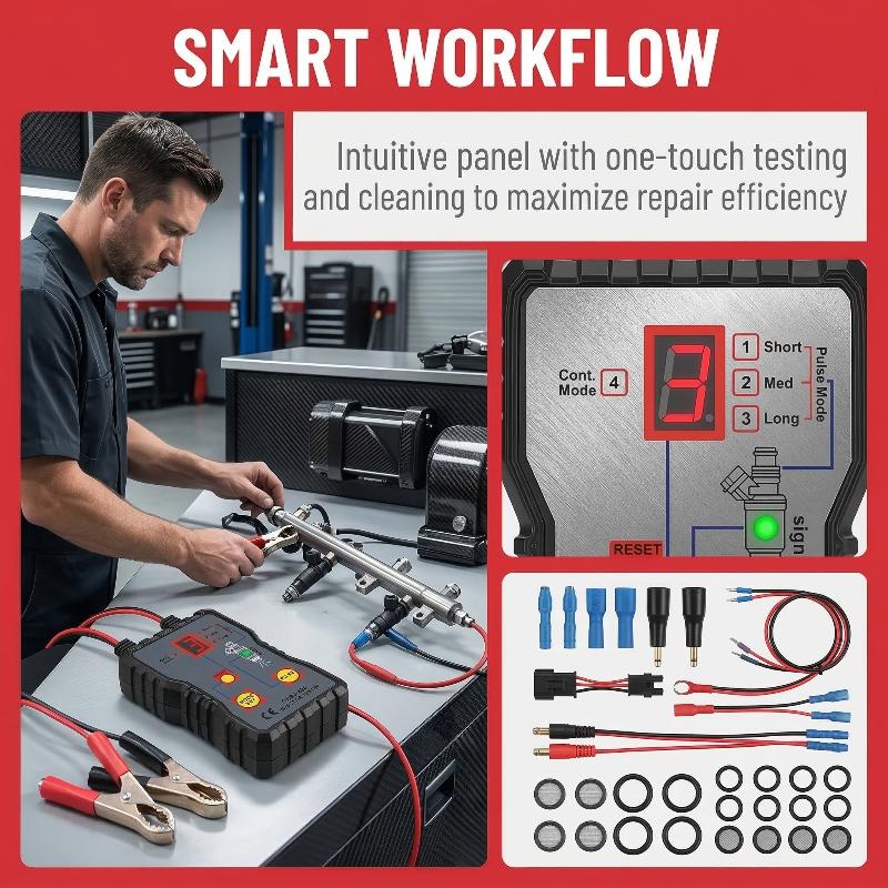 Car Engine Fuel Injector Teste - Fuel Injector Tester ulasan dan harga