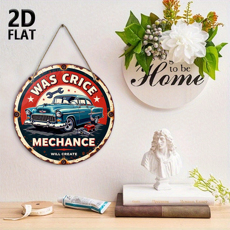 2D plane, retro auto repair sh - Auto Repair Shop Logo ulasan dan harga
