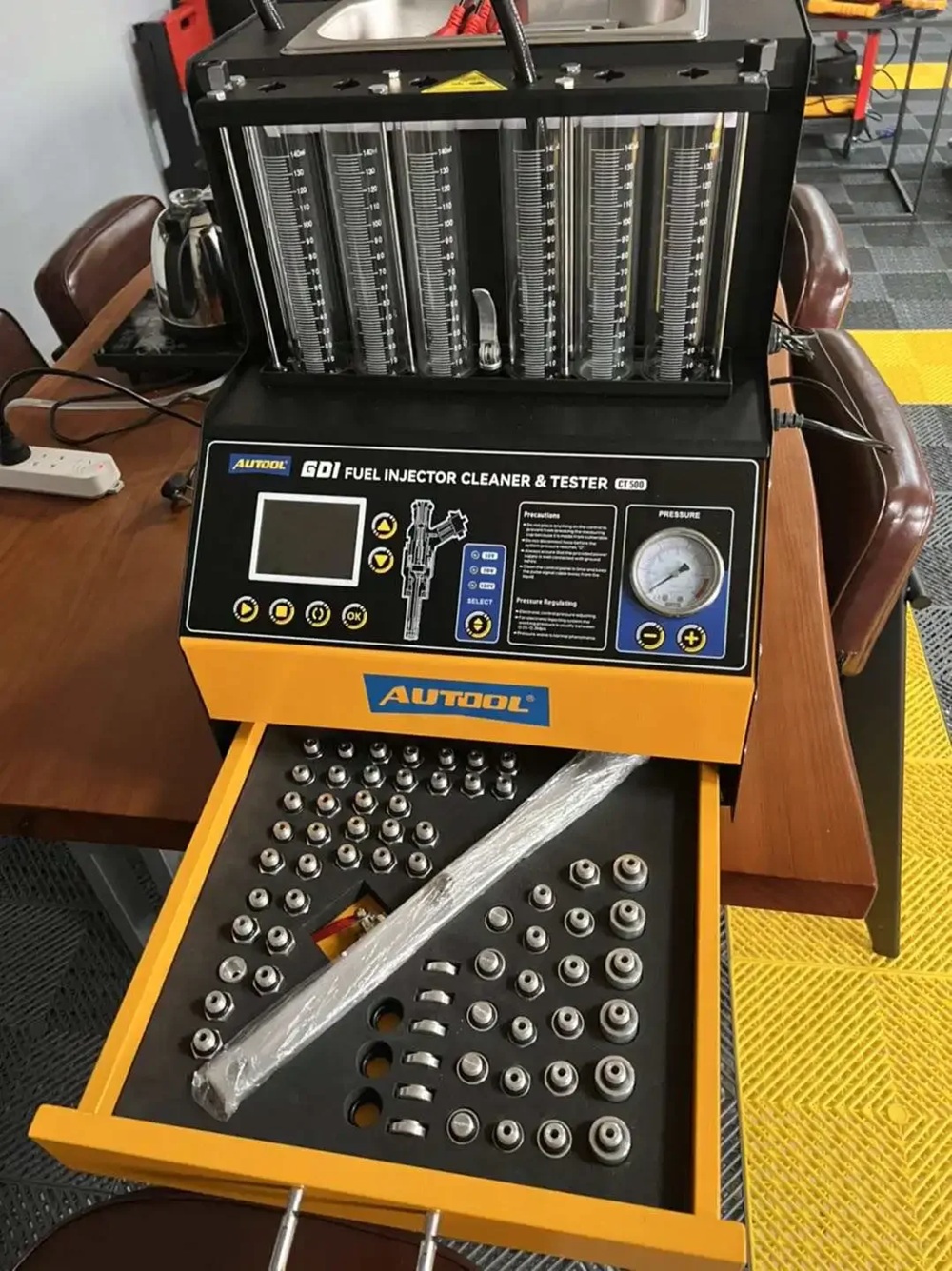 GDI EFI FEI 6-Cylinder 110V-23 - Fuel Injector Tester ulasan dan harga